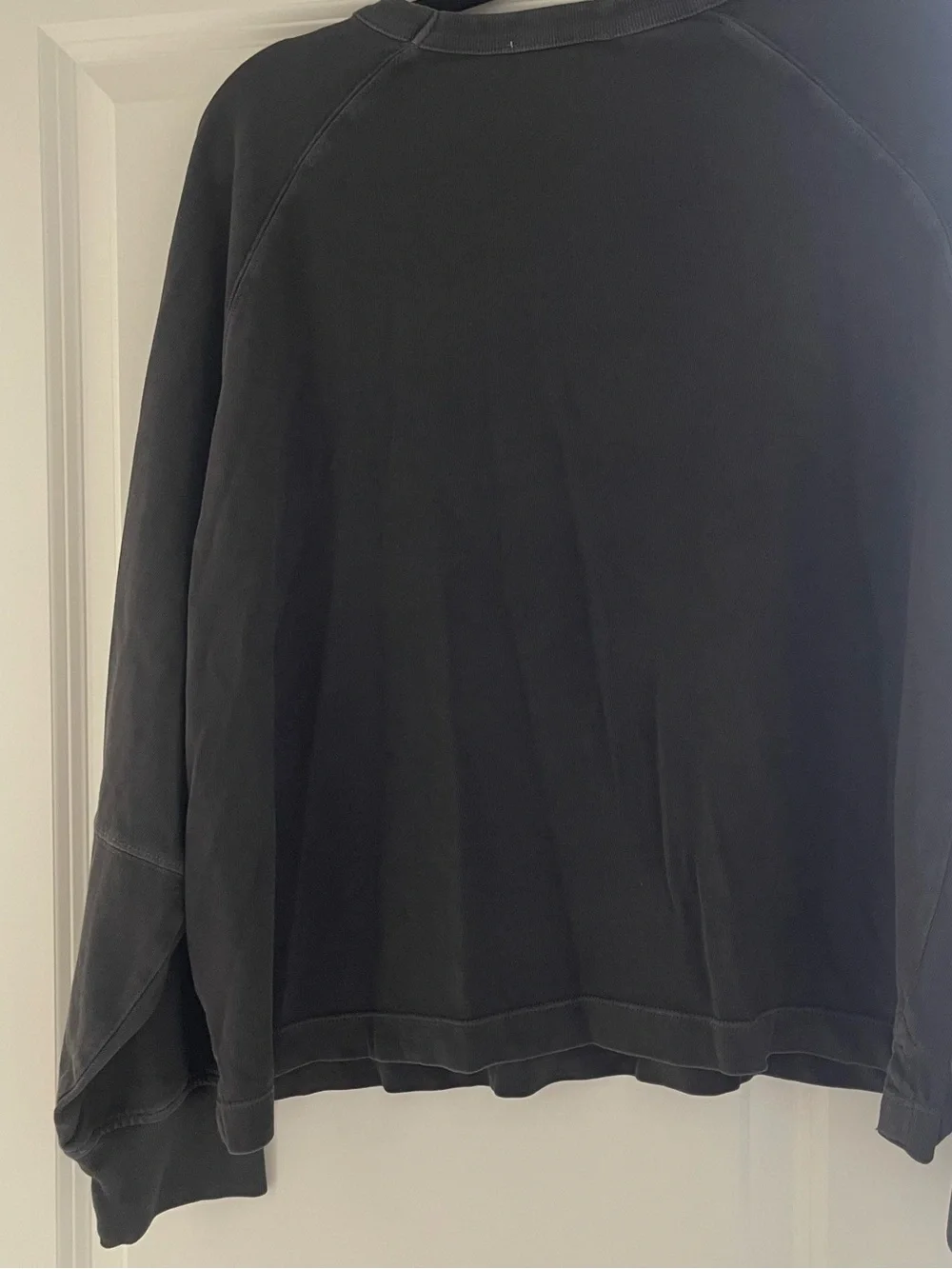 Madewell Black Crewneck Pullover Sweatshirt Long Sleeve Medium NWT